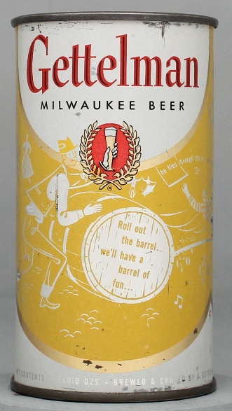 Gettelman Milwaukee Beer Flat Top Can