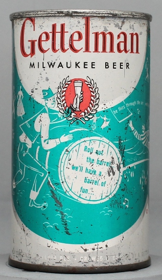 Gettelman Milwaukee Beer Flat Top Can