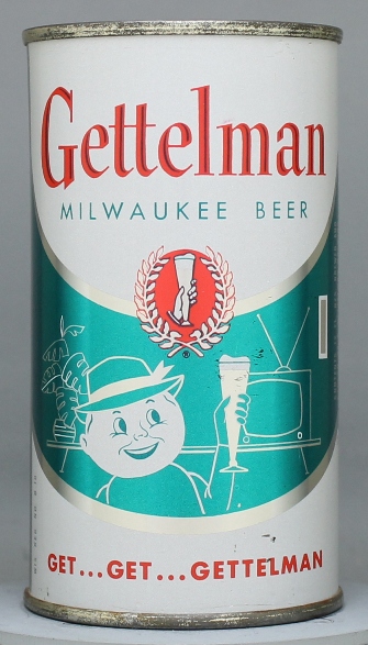 Gettelman Milwaukee Beer Flat Top Can