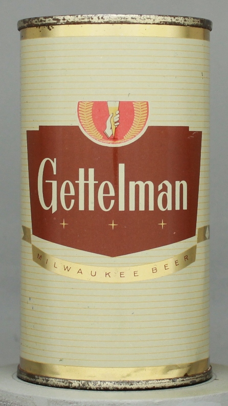 Gettelman Milwaukee Beer Flat Top Can