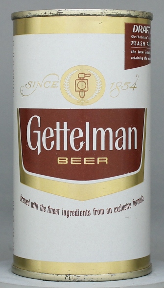 Gettelman Beer Flat Top Can