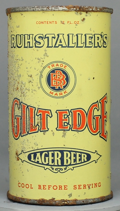 Ruhstaller's Gilt Edge Beer Flat Top Can
