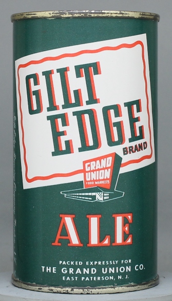 Gilt Edge Brand Ale Flat Top Can