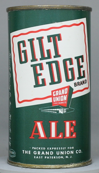 Gilt Edge Brand Ale Flat Top Can