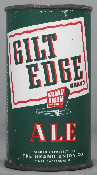 Gilt Edge Brand Ale Flat Top Can