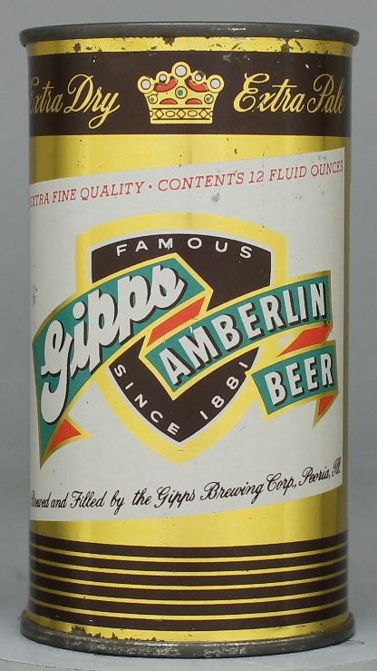 Gipps Amberlin Beer Flat Top Can