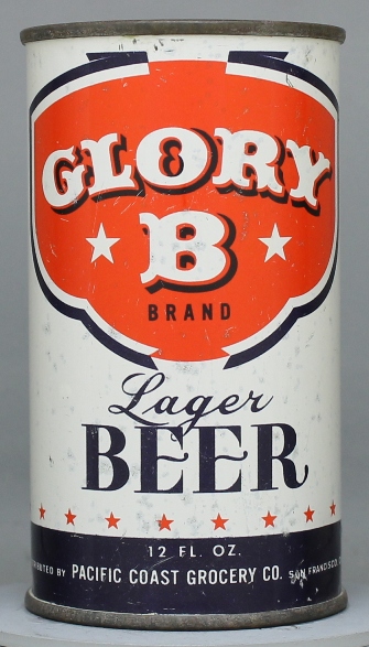 Glory B Lager Beer Flat Top Can