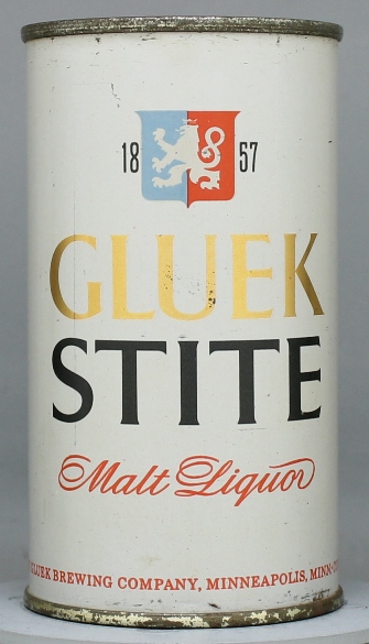 Gluek Stite Malt Liquor Flat Top Can