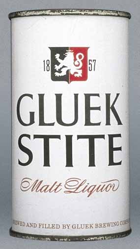 Gluek Stite Malt Liquor Flat Top Can