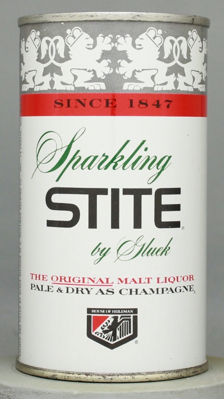 Sparkling Stite Malt Liquor Flat Top Can