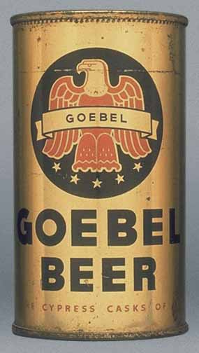 Goebel Beer Flat Top Can