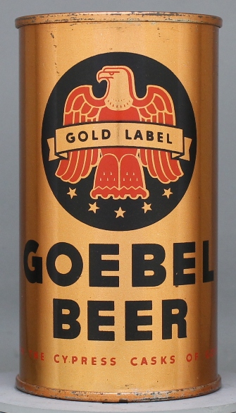 Goebel Beer Flat Top Can
