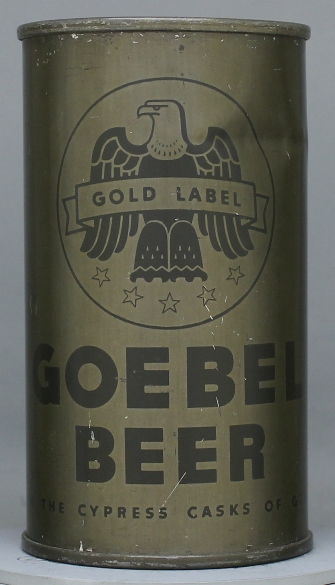 Goebel Beer Flat Top Can