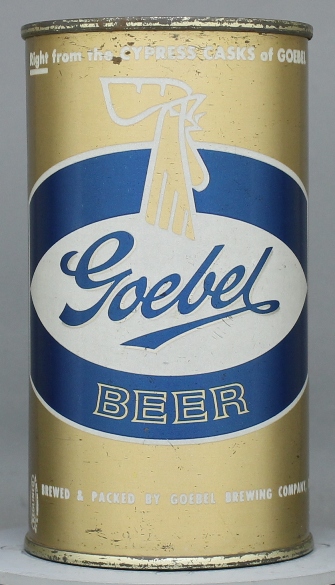 Goebel Beer Flat Top Can