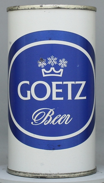Goetz Beer Flat Top Can