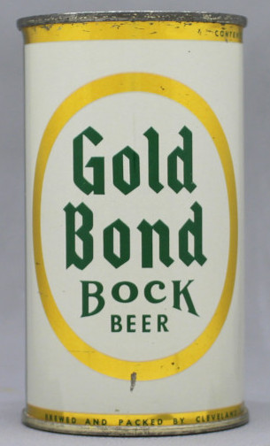 Gold Bond Bock Flat Top Can