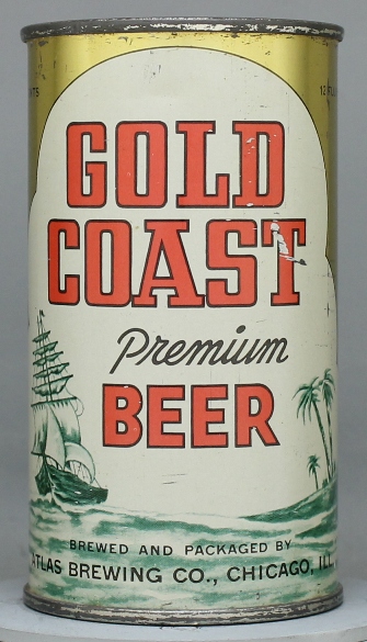 Gold Coast Premium Beer Flat Top Can