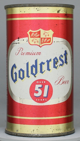 Goldcrest 51 Premium Beer Flat Top Can