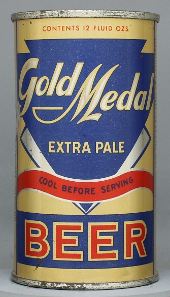 Gold Medal Extra Pale Beer Flat Top Can