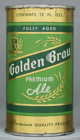 Golden Brau Premium Ale Flat Top Can