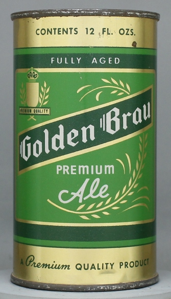 Golden Brau Premium Ale Flat Top Can