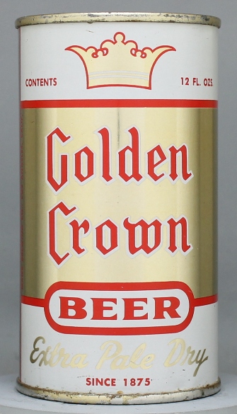 Golden Crown Extra Pale Beer Flat Top Can