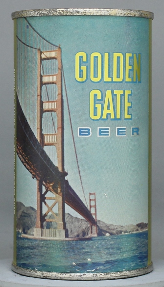 Golden Gate Beer Flat Top Can