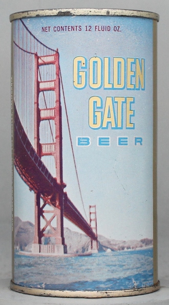 Golden Gate Beer Flat Top Can