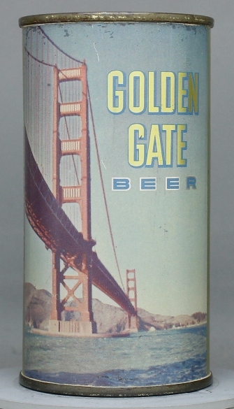Golden Gate Beer Flat Top Can