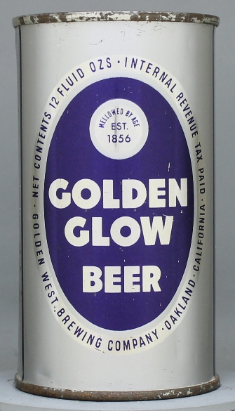 Golden Glow Beer Flat Top Can