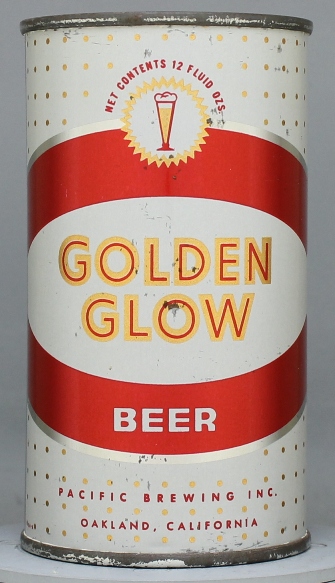Golden Glow Beer Flat Top Can