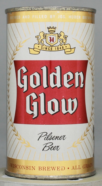 Golden Glow Pilsener Beer Flat Top Can
