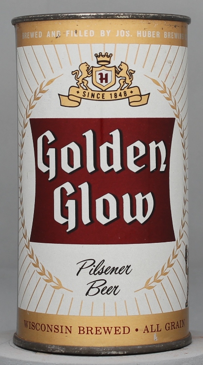 Golden Glow Pilsener Beer Flat Top Can