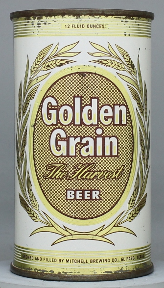 Golden Grain Beer Flat Top Can