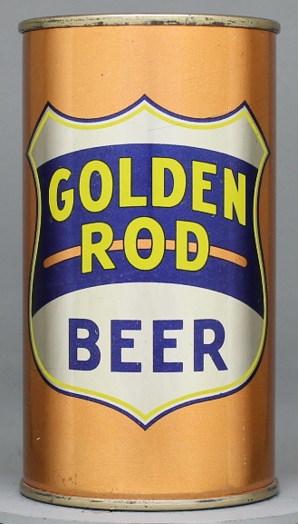 Golden Rod Beer Flat Top Can