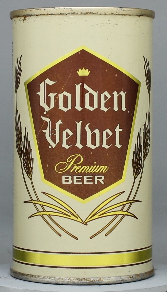 Golden Velvet Premium Beer Flat Top Can