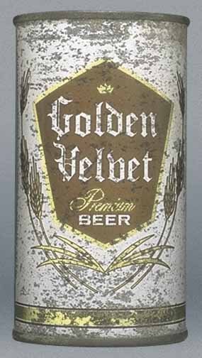 Golden Velvet Premium Beer Flat Top Can
