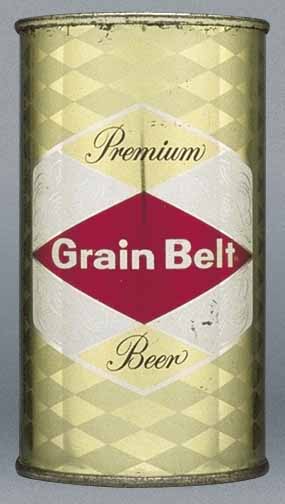 Grain Belt Premium Beer Flat Top Can