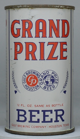 Grand Prize Beer Flat Top Can