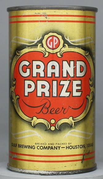 Grand Prize Beer Flat Top Can