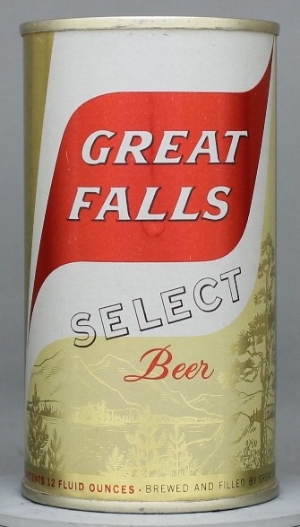 Great Falls Select Beer Flat Top Can