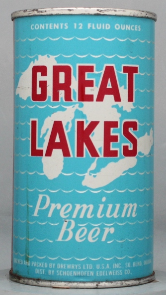 Great Lakes Premium Beer Flat Top Can