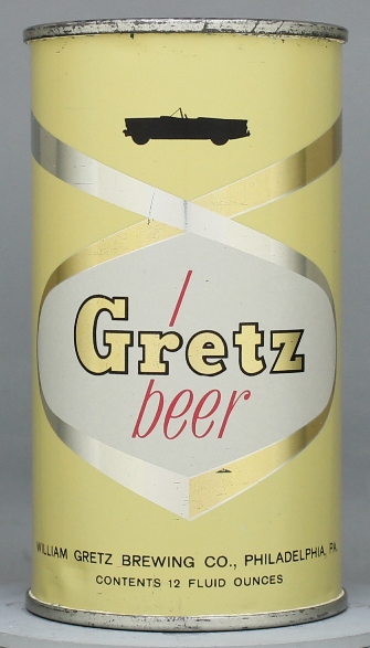 Gretz Beer Flat Top Can