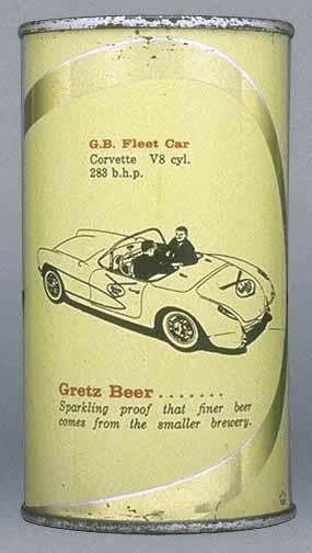 Gretz Beer Flat Top Can