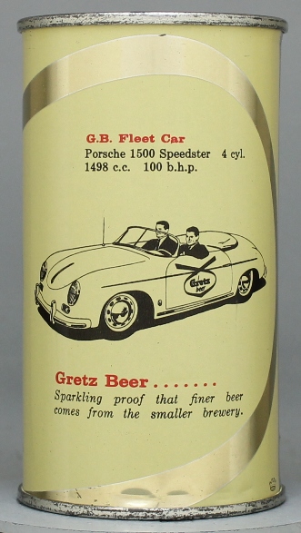 Gretz Beer Flat Top Can