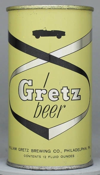 Gretz Beer Flat Top Can