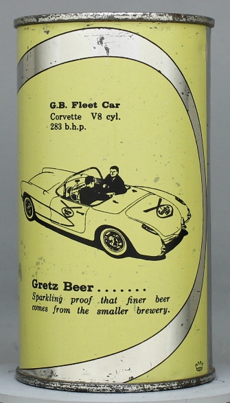 Gretz Beer Flat Top Can