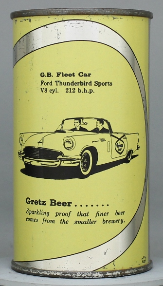 Gretz Beer Flat Top Can