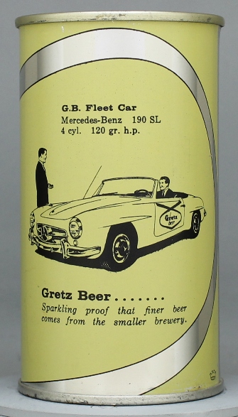 Gretz Beer Flat Top Can