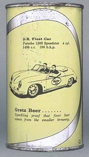 Gretz Beer Flat Top Can